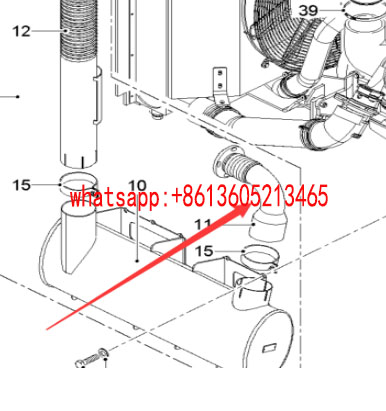 进口发动机排气波纹管2048555